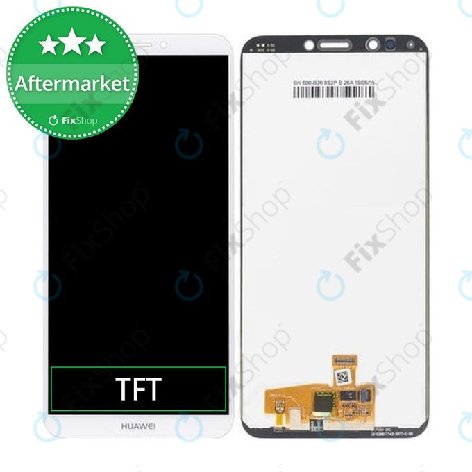 Huawei Y7 Prime (2018) - LCD Display + Touchscreen Front Glas (White) TFT