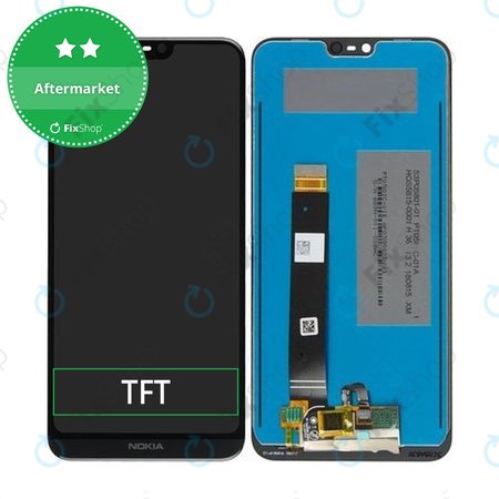 Nokia 7.1 - LCD Display + Touchscreen Front Glas TFT