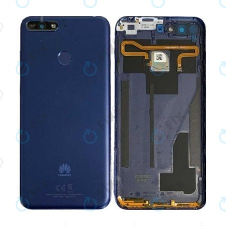 Huawei Y6 Prime (2018) - Akkudeckel + Fingerprint Sensor (Blau) - 97070TYK