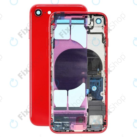 Apple iPhone 8 - Backcover/Kleinteilen (Red)