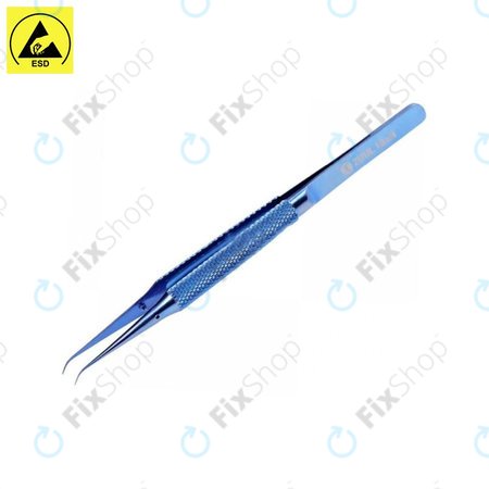 2UUL BlueT Curved Head - Pinzette aus Titanlegierung für präzisen Drahtsprung (0.1mm)