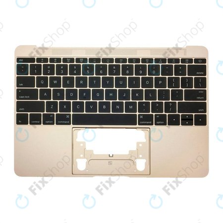 Apple MacBook 12" A1534 (Early 2015 - Mid 2017) - Oberer Rahmen Tastatur + Tastatur US (Gold)