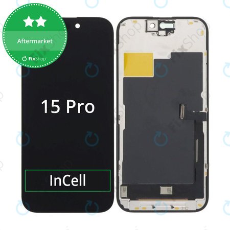 Apple iPhone 15 Pro - LCD Display + Touchscreen Front Glas + Rahmen InCell HD+