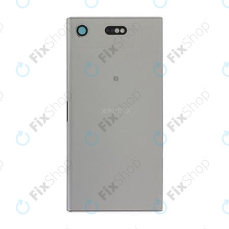 Sony Xperia XZ1 Compact G8441 - Akkudeckel (White Silver) - 1310-0305 Genuine Service Pack