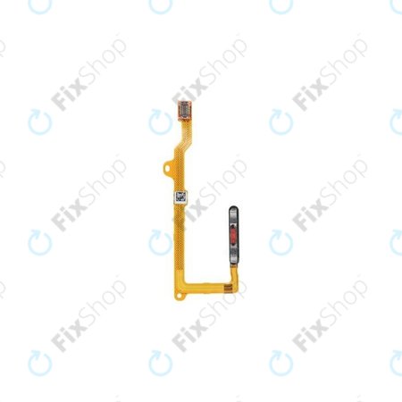 Huawei P40 Lite 5G - Fingerabdrucksensor + Flex Kabel (Midnight Black) - 02353SUR Genuine Service Pack
