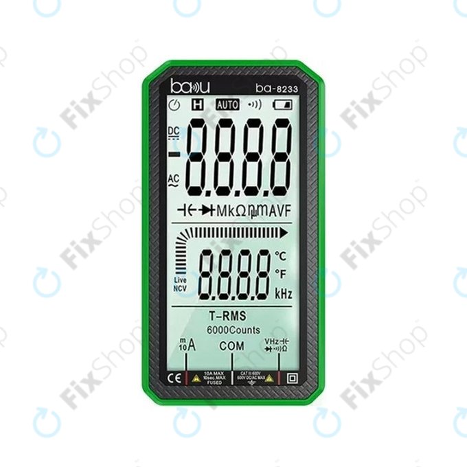 Baku BA-8233 - Professionelles Digitalmultimeter mit Touchscreen