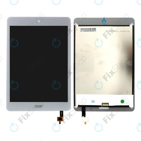 Acer Iconia Tab A1 - 830 7, 9 - LCD Display + Touchscreen Front Glas (White) TFT
