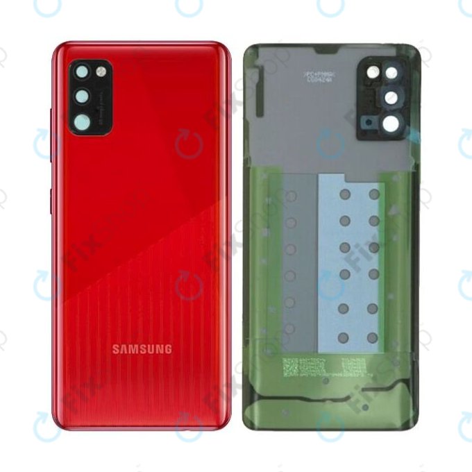 Samsung Galaxy A41 A415F - Akkudeckel (Prism Crush Red) - GH82-22585B Genuine Service Pack