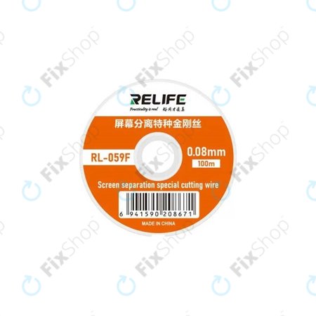 Relife RL-059F - Draht zum Trennen von LCD-Displays (0.08mm x 100M)