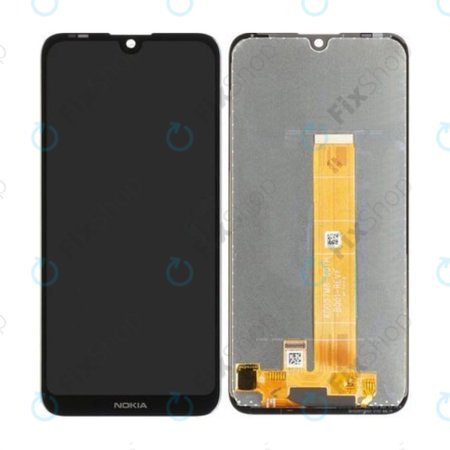 Nokia 2.2 - LCD Display + Touchscreen Front Glas (Black) TFT