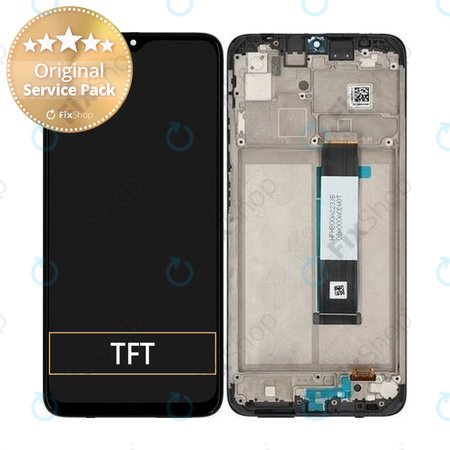 Xiaomi Redmi 9T - LCD Display + Touchscreen Front Glas + Rahmen (Carbon Gray) - 560001J19S00 Genuine Service Pack