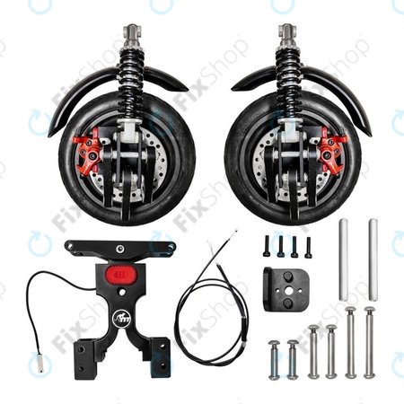 Monorim X3 - Dämpferkit mit Zwei Hinterrädern für Xiaomi Mi Electric Scooter 2 M365, Pro, Pro 2, Mi 3