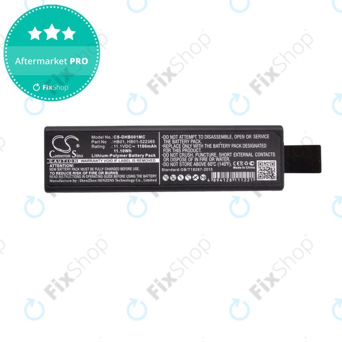 Akku batterie für DJI Osmo, Zenmuse X3, X5, 1100mAh, Li-Pol, 11.1V, HB01, HQ