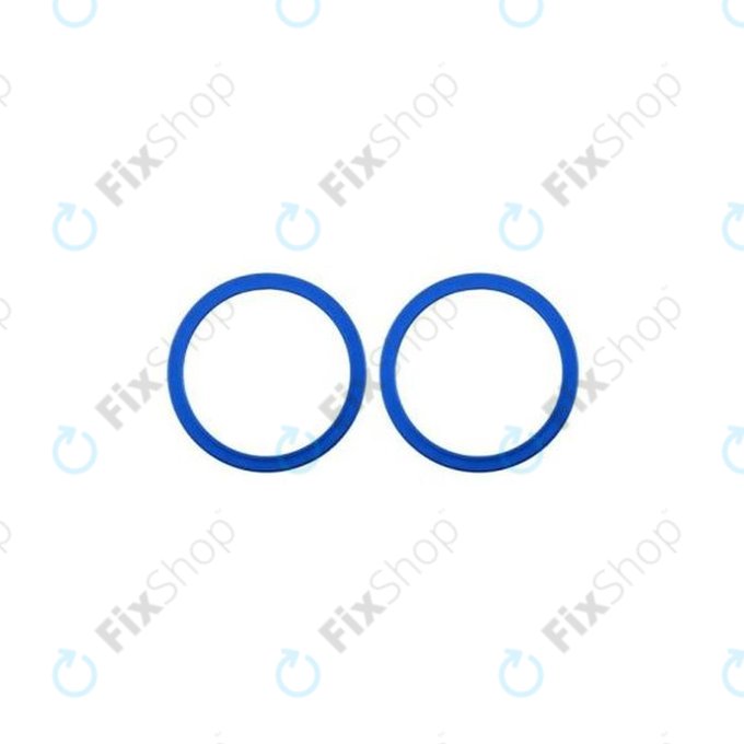 Apple iPhone 12, 12 mini - Rückfahrkamera Schieberahmen (Blue) - 2Stk.