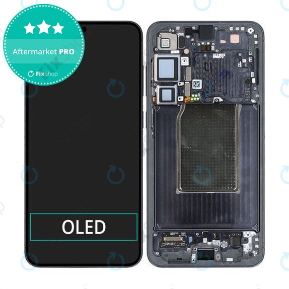 Samsung Galaxy S25 Plus - LCD Display + Touchscreen Front Glas + Rahmen (Blueblack) OLED
