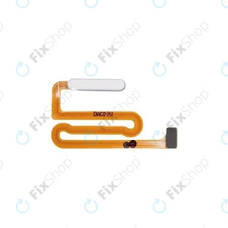 Samsung Galaxy A12 A125F - Fingerabdrucksensor + Flex Kabel (White) - GH96-14087B Genuine Service Pack