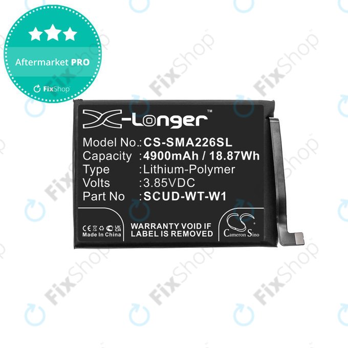 Akku Batterie für Samsung A22 5G A226B, 4900mAh, Li-Pol, 3.85 V, SCUD-WT-W1, HQ