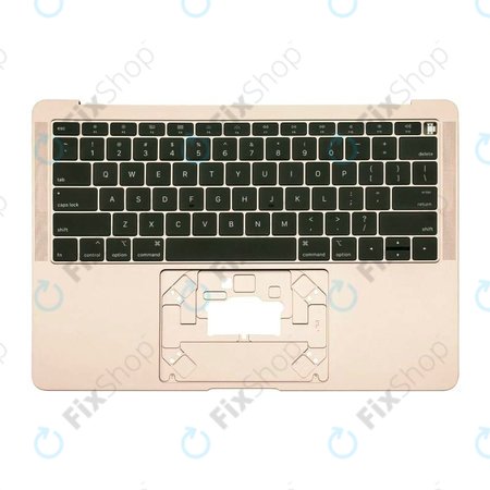 Apple MacBook Air 13" A1932 (2018 - 2019) - Oberer Rahmen Tastatur + Tastatur US (Gold)