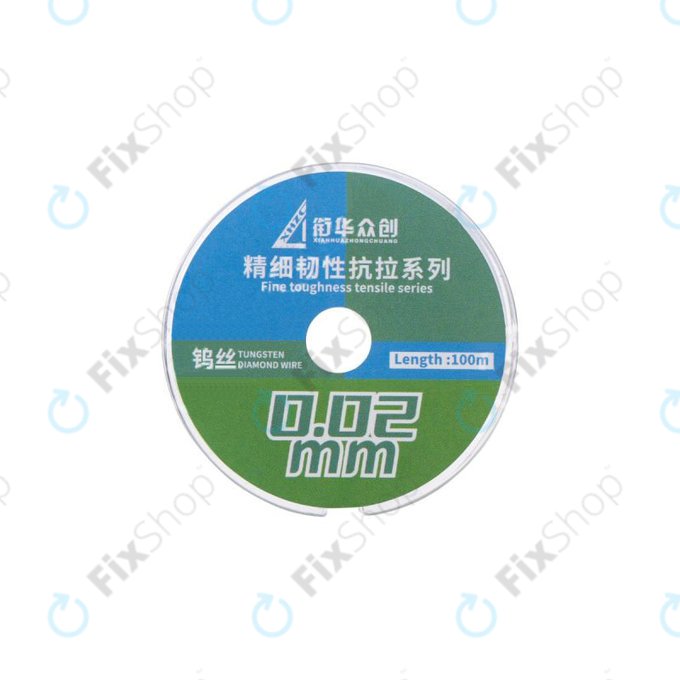 XHZC - Draht zum Trennen von LCD-Displays (0.02mm x 100m)