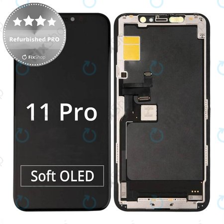 Apple iPhone 11 Pro - LCD Display + Touchscreen Front Glas + Rahmen Refurbished PRO