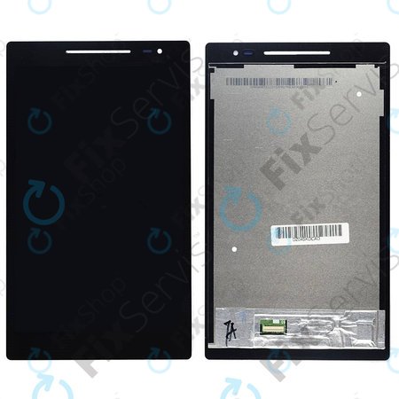 Asus ZenPad 8 Z380C, Z7380CX - LCD Display + Touchscreen front Glas + Rahmen (Schwarz)