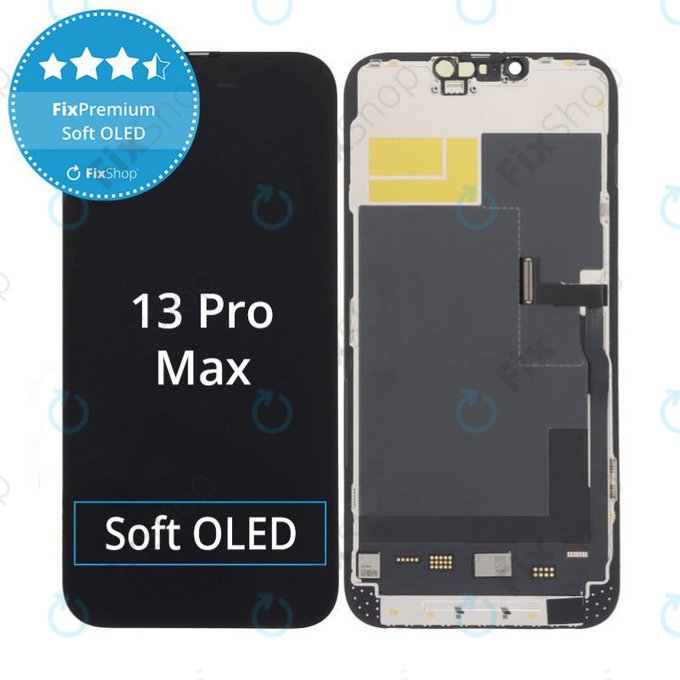 Display Soft OLED für iPhone 13 Pro Max - Touchscreen + Rahmen, DIAGNOSTIC