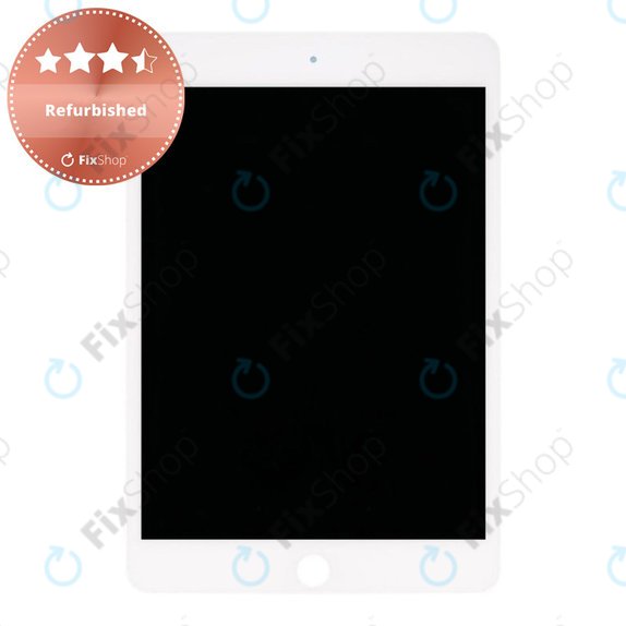LCD-Display für iPad Mini 5, White, Touchscreen-Glas ohne Rahmen, Refurbished