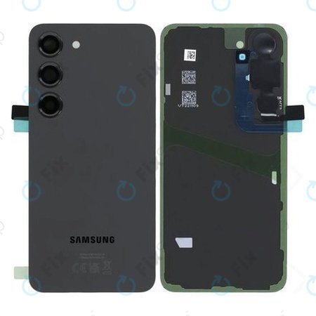 Samsung Galaxy S23 S911B - Akkudeckel (Phantom Black) - GH82-30393A Genuine Service Pack