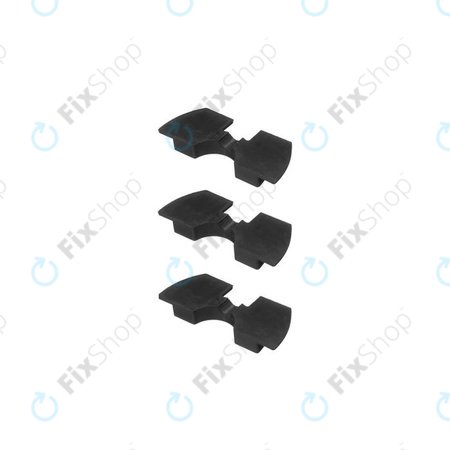 Xiaomi Mi Electric Scooter 1S, 2 M365, Essential, Pro, Pro 2 - Vibrationsdämpfer (Black) - 3Stk.