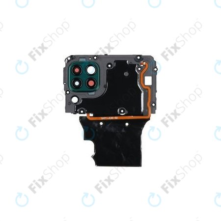 Huawei P40 Lite - Motherboard Abdeckung + Rückfahrkamera Glas + NFC (Crush Green) - 02353MVC