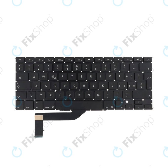 Apple MacBook Pro 15" A1398 (Mid 2012 - Mid 2015) - Tastatur CH