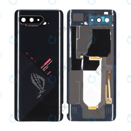 Asus ROG Phone 5s. 5s Pro ZS676KS - Akkudeckel (Black) - 90AI0091-R7A021 Genuine Service Pack