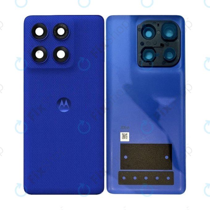 Motorola Edge 60 Pro - Akkudeckel (Dazzling Blue) - 5D68C30059 Genuine Service Pack