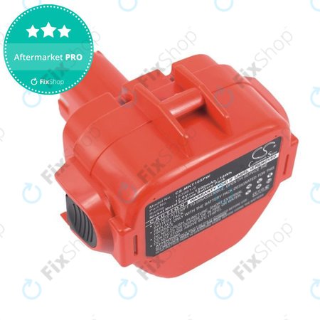 Akku batterie für Makita 1050, 1500mAh, Ni-MH, 12V, 192598-2, 193981-6, HQ
