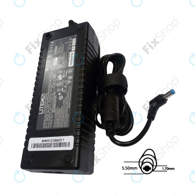 Ladeadapter für Acer, 77011164, 135W, 19V, Schwarz, Genuine Service Pack