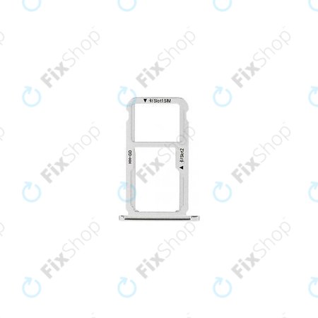 Huawei Honor 6X BLN-L21 - SIM Steckplatz Slot (Silver) - 51661CBR Genuine Service Pack