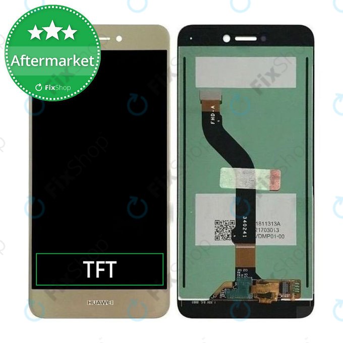 Huawei P9 lite (2017), Honor 8 Lite - LCD Display + Touchscreen Front Glas (Gold) TFT