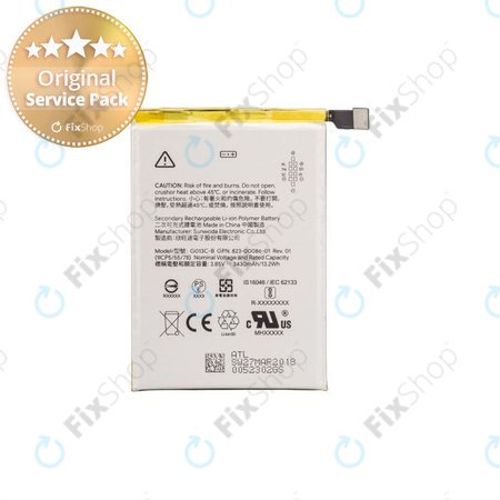 Google Pixel 3 XL - Akku Batterie G013C-B 3430mAh - G823-00114-01 Genuine Service Pack