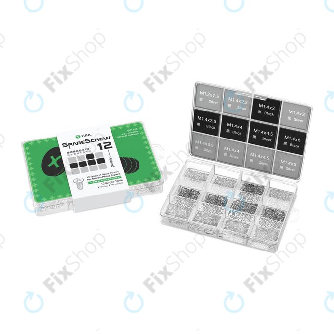 Phillips Schraubenset für Android-Reparaturen, 2UUL SC12, 1200 Stk./Packung