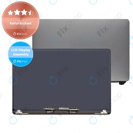 Apple MacBook Pro 16" A2141 (2019) - LCD Display + Frontglas + Abdeckung (Space Gray) Refurbished