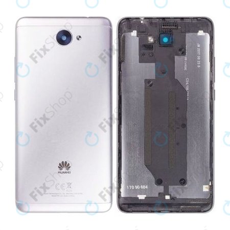 Huawei Y7 Dual TRT-L21 - Akkudeckel (Silver) - 02351HEH Genuine Service Pack