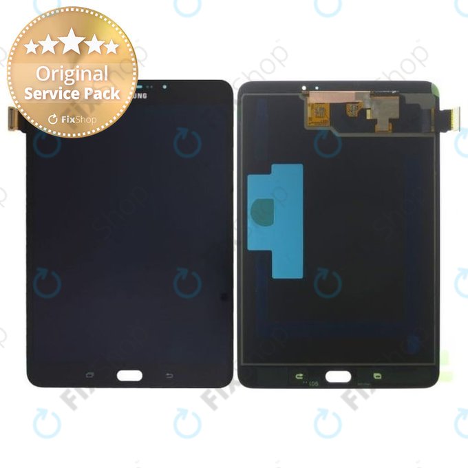 Samsung Galaxy Tab S2 8.0 WiFi T710 - LCD Display + Touchscreen Front Glas (Black) - GH97-17697A Genuine Service Pack