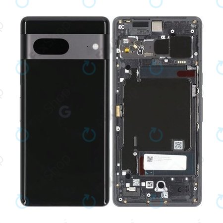 Google Pixel 7 GVU6C GQML3 - Backcover (Obsidian) - G949-00329-01 Genuine Service Pack