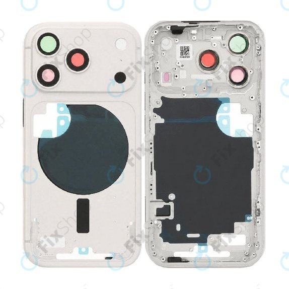 Rückgehäuse für iPhone 17 Pro Max, Silver