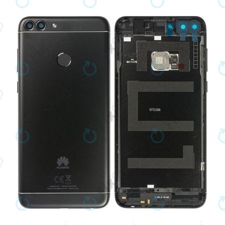 Huawei P Smart FIG-L31 - Akkudeckel + Fingerabdruck Sensor (Black) - 02351TEF, 02351STS, 02352NCC Genuine Service Pack