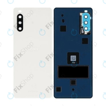 Sony Xperia 10 III - Akkudeckel (White) - A5034098A Genuine Service Pack