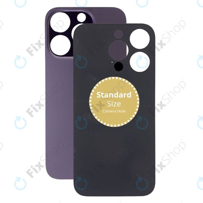 Apple iPhone 14 Pro - Backcover Glas (Deep Purple)