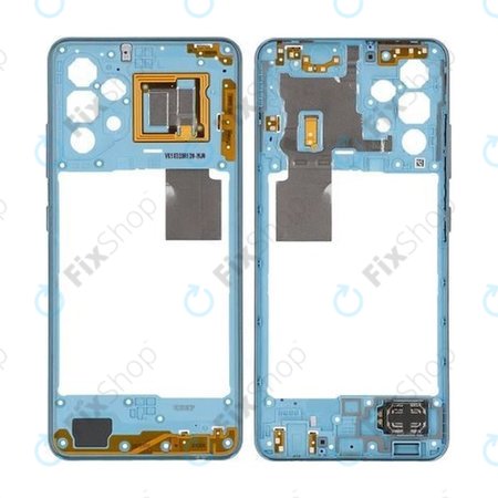 Samsung Galaxy A32 4G A325F - Mittlerer Rahmen (Awesome Blue) - GH97-26181C Genuine Service Pack