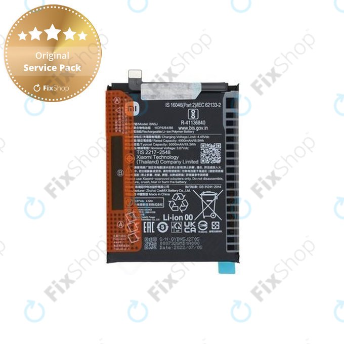 Xiaomi Poco X5 - Akku Batterie BN5J 5000mAh - 46020000F41Y Genuine Service Pack