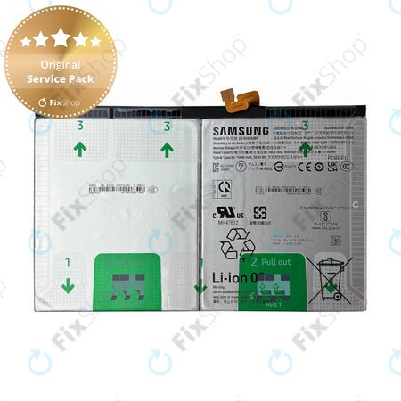 Samsung Galaxy Tab S10+ X820, X826B - Akku Batterie EB-BX828ABE 10900mAh - GH82-35927A Genuine Service Pack